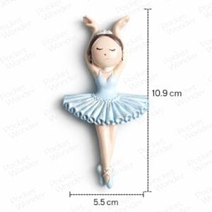 Blue Ballet Girl Figurine