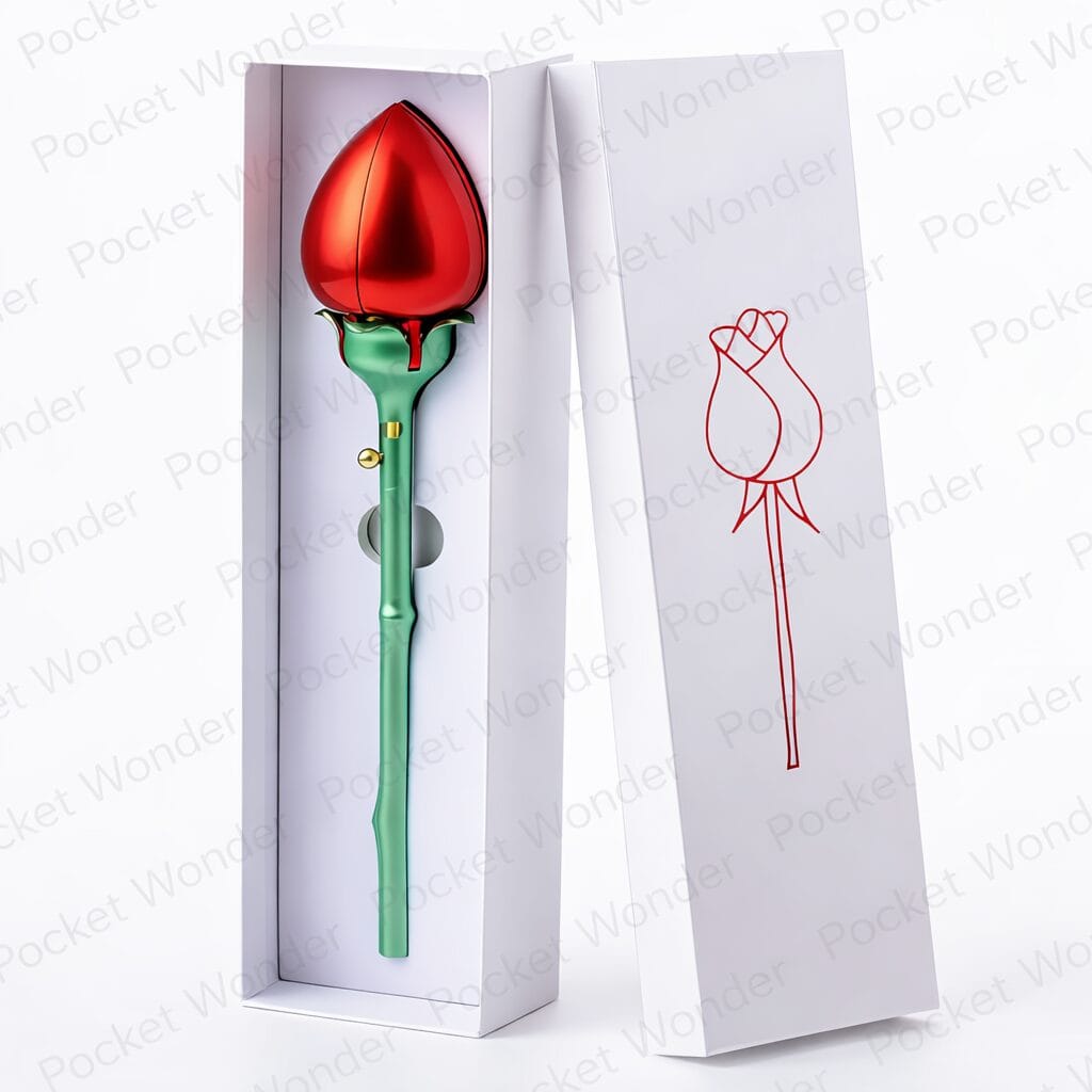 Creative Rose Ring Holder Gift Box