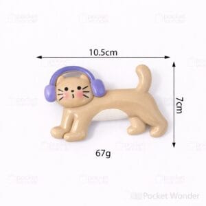Cute cat fridge magnet