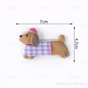 Cute dachshund fridge magnet