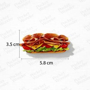 Deli Sandwich Fridge Magnet