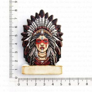 Native American Woman Fridge Magnet