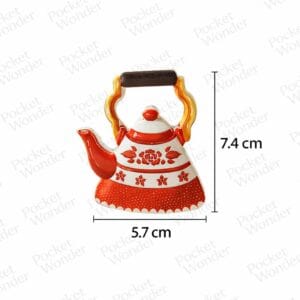 Red Teapot Fridge Magnet