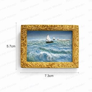 Van Gogh Seascape Frame Fridge Magnet
