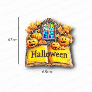 Halloween Book Fridge Magnet