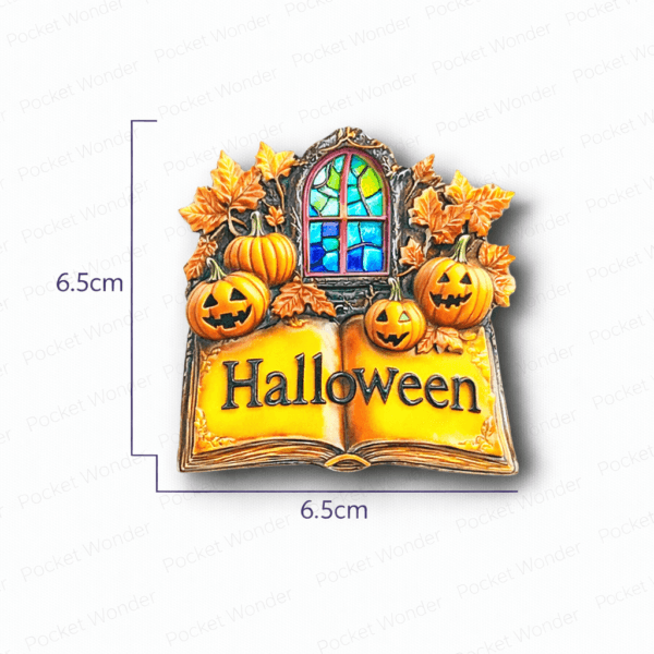 Halloween Book Fridge Magnet