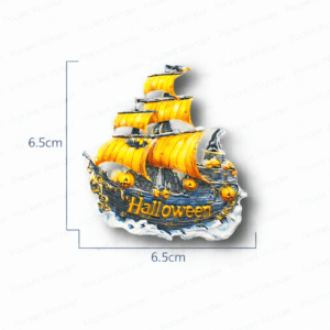 Halloween Ship Fridge Magnet