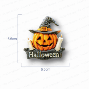 Witch Hat Pumpkin Fridge Magnet