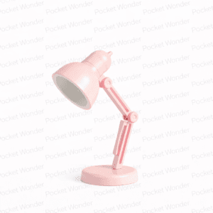 Pink Desk Lamp Fridge Magnet