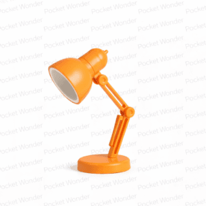 Orange Desk Lamp Fridge Magnet