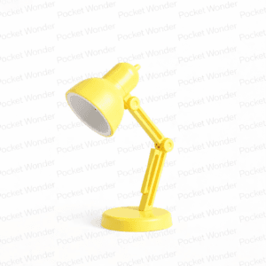 Yellow Desk Lamp Fridge Magnet