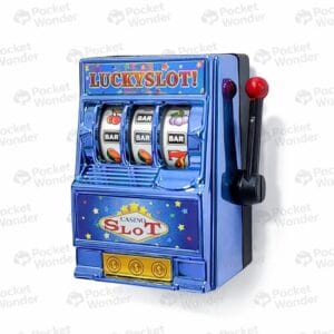 Blue Slot Machine Fridge Magnet