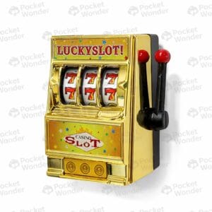 Gold Slot Machine Fridge Magnet