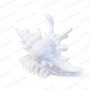 White Iridescent Seashell Hair Claw Clip