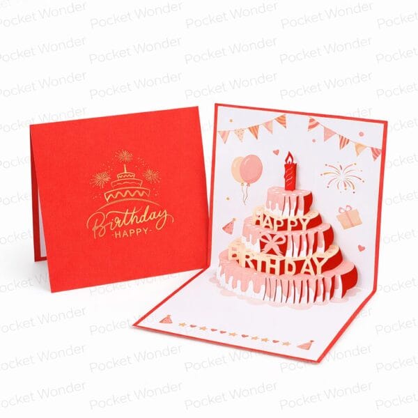 3D Birthday Pop Up Greeting Card