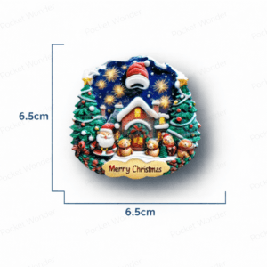 Christmas House Fridge Magnet