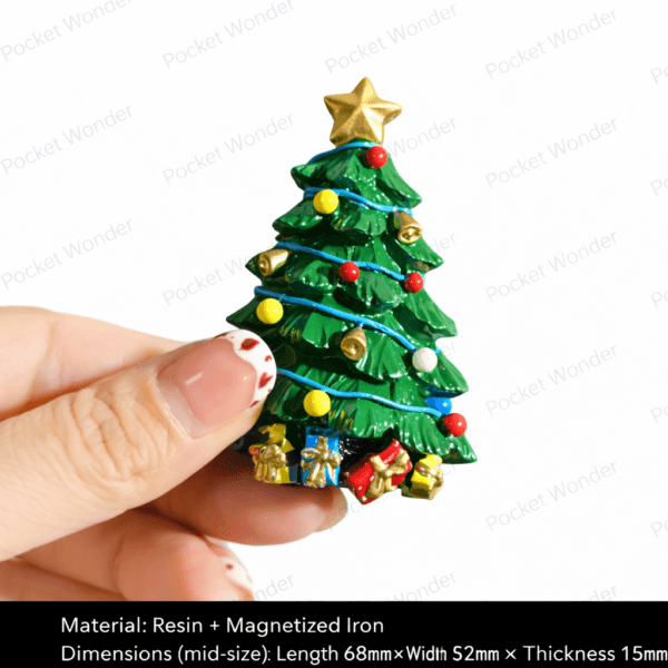 Christmas Tree with Gifts Fridge Magnet