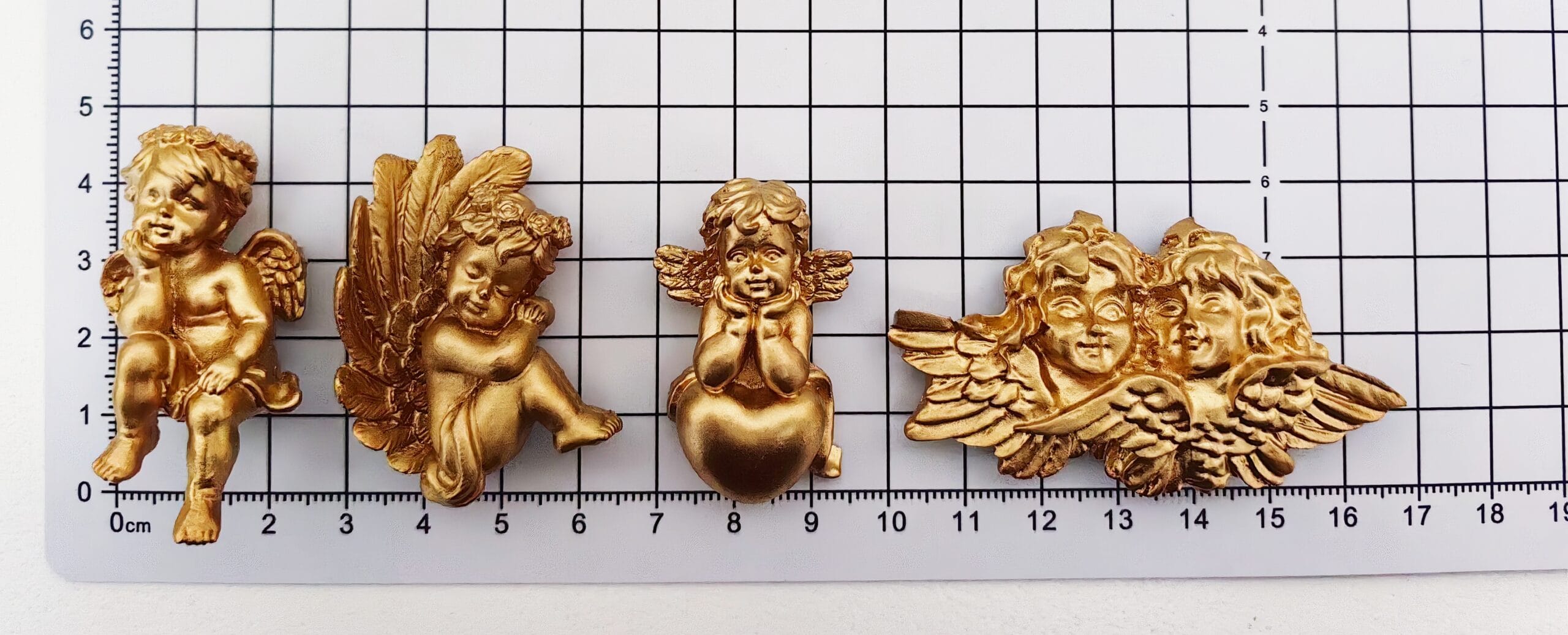 Gold Cherub Fridge Magnet Gift Set – 4pcs Angel Bundle Gold Cherub Fridge Magnet Gift Set – 4pcs Angel Bundle