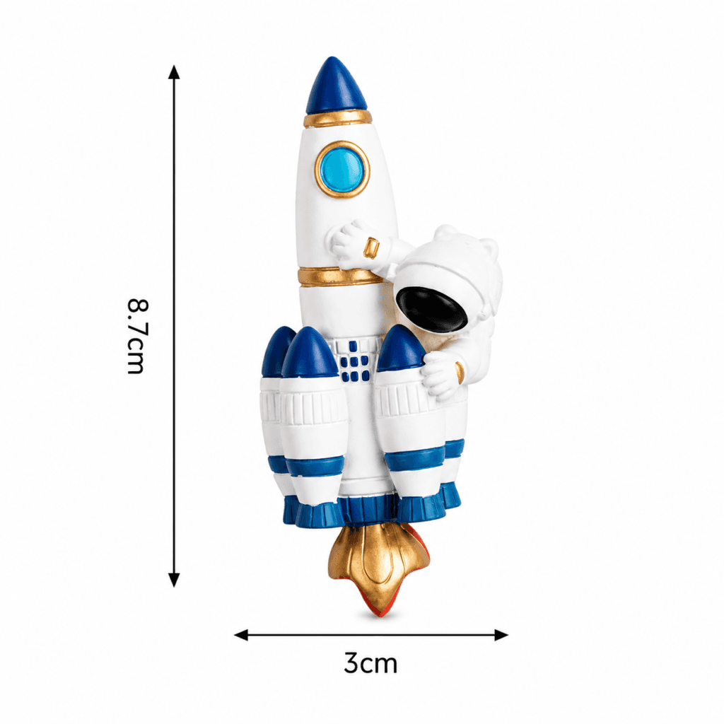 Rocket Astronaut Fridge Magnet