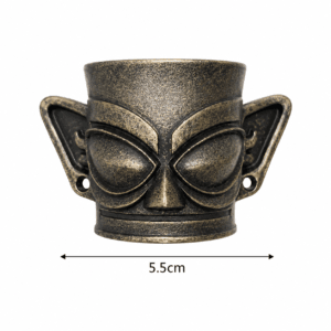 Bronze Ancient Mask Fridge Magnet