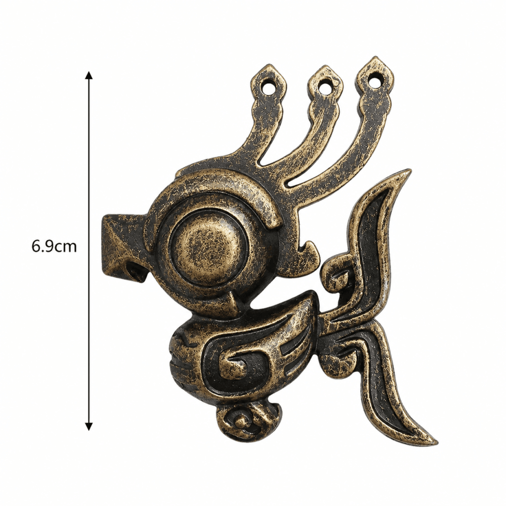 Bronze Divine Bird Fridge Magnet