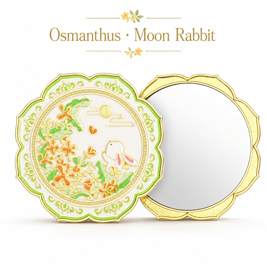 Osmanthus Moon Rabbit Compact Mirror