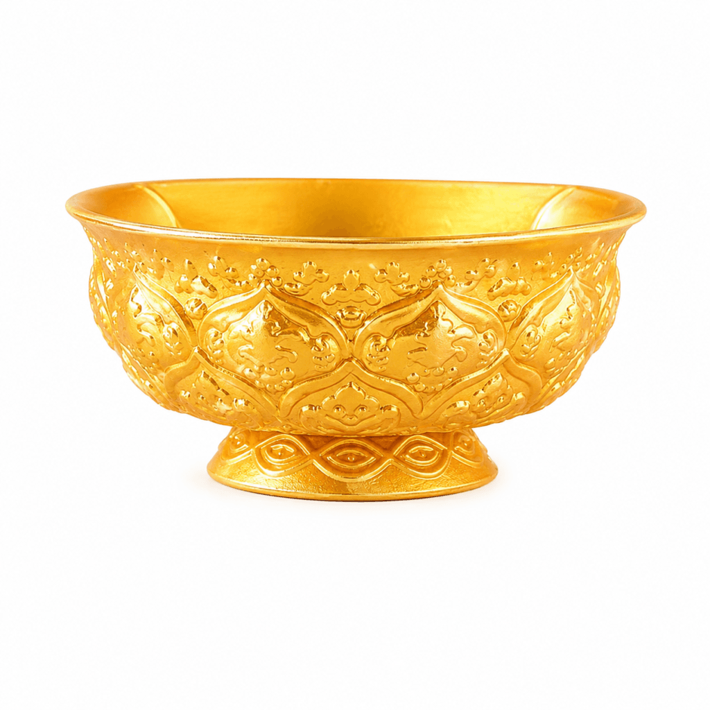 Golden Rice Bowl Fridge Magnet
