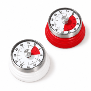 White Timer Fridge Magnet