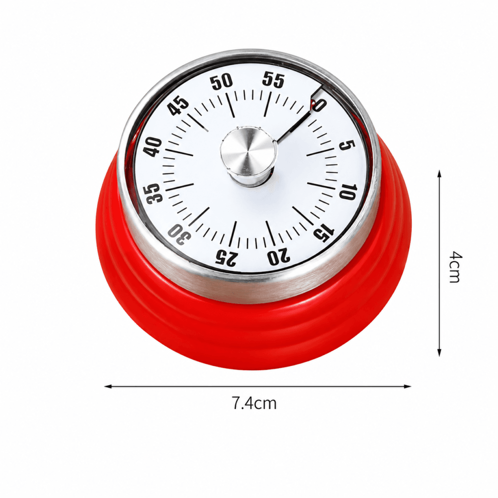 Red Timer Fridge Magnet
