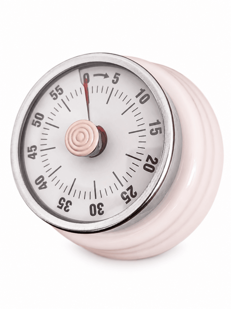 Pink Timer Fridge Magnet
