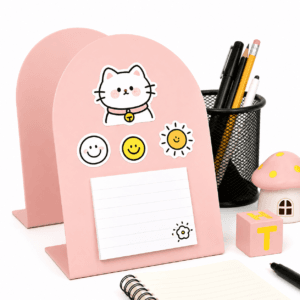 Pink Magnetic Desk Organiser Board